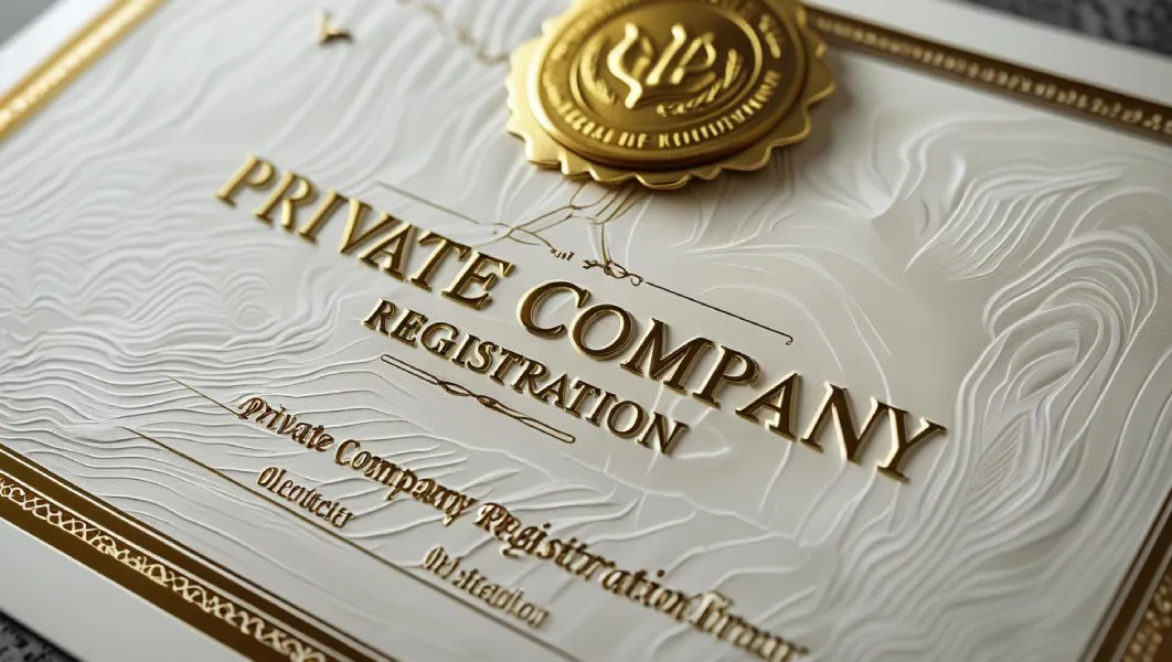 PRIVATE COMPANY REGISTRATION - efiling company 